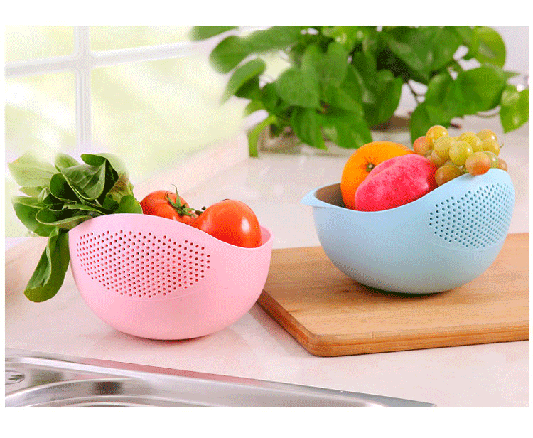 Multi-Purpose Rice & Vegetable Strainer Basket