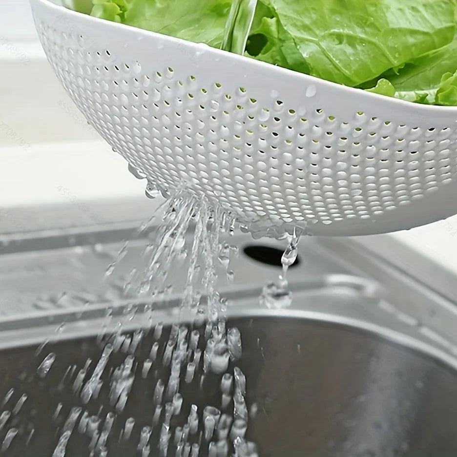 Multi-Purpose Rice & Vegetable Strainer Basket