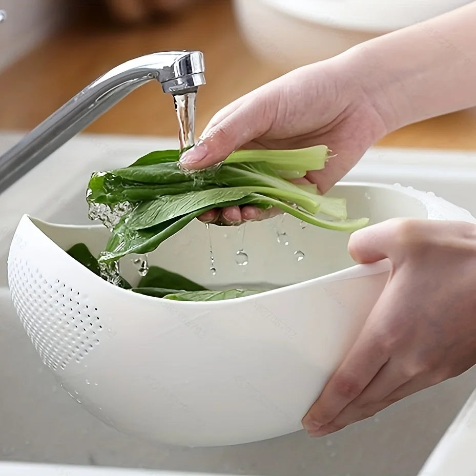 Multi-Purpose Rice & Vegetable Strainer Basket