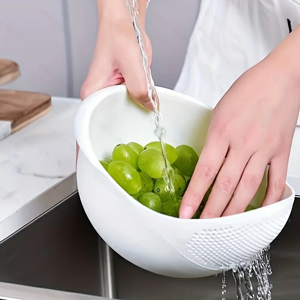 Multi-Purpose Rice & Vegetable Strainer Basket